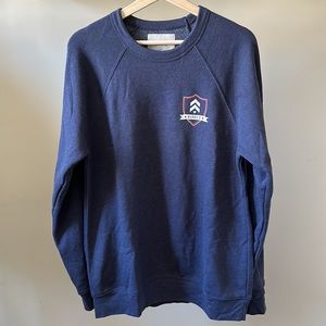 New Barry's Bootcamp Higher Education crew neck pullover oversized sweatshirt